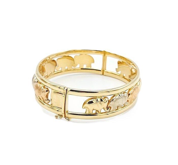 Armband - 18 karaat Geel goud, Witgoud, Roségoud, Handtassen en Accessoires, Armbanden