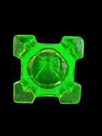 Vaas - uranium glas - soliflore vaas 25 cm, Antiek en Kunst