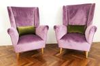 Fauteuil (2) - Bois, Velours, Maison & Meubles