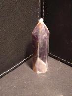 Natural Amethyst tower - dream amethyst - 5.5 x 1.5 cm - hex, Collections, Verzenden