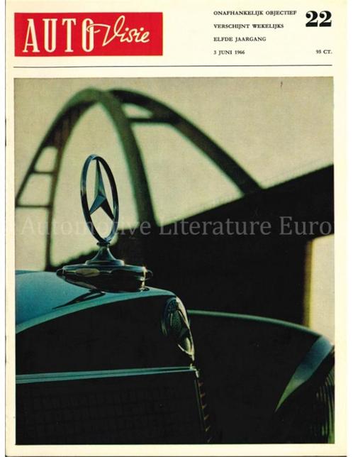 1966 AUTOVISIE MAGAZINE 22 NEDERLANDS, Boeken, Auto's | Folders en Tijdschriften