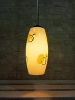 Plafondlamp - Vintage hanglamp - Glas, Legering, Antiek en Kunst