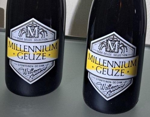 3 Fonteinen & De Cam - Millennium Geuze - 75cl - 2, Verzamelen, Wijnen