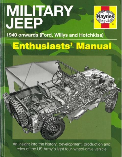 MILATARY JEEP, 1940 ONWARDS (FORD, WILLYS AND HOTCHKISS), Livres, Autos | Livres