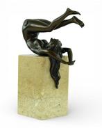 sculptuur, Female in Flowing Pose - 4 kg - 27 cm - Brons,
