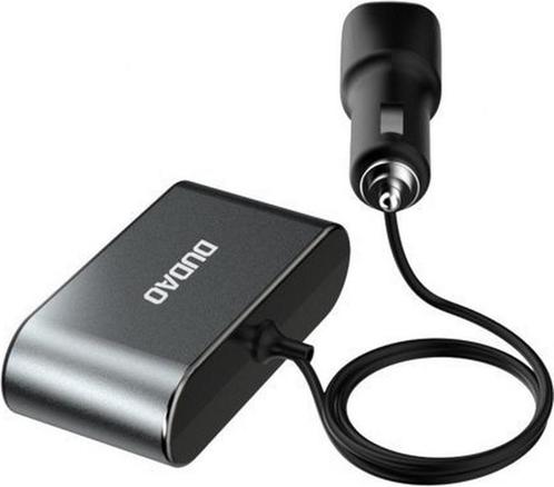 Autolader 2x USB / 3x Sigarettenaansteker Splitter Zwart..., Auto diversen, Auto-accessoires, Nieuw, Verzenden