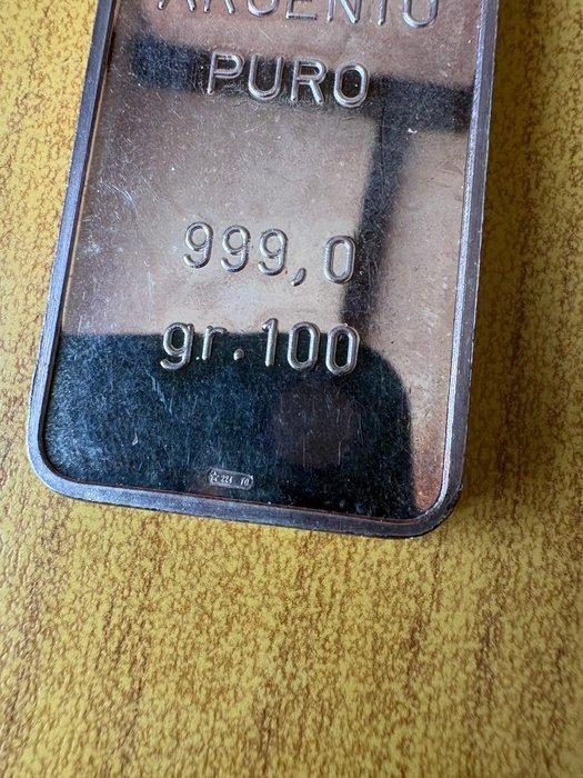 100 gram - Zilver .999 - Italy, Postzegels en Munten, Edelmetalen en Baren