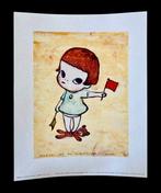 Yoshitomo Nara (after) - Girl with the waving flags (Mädchen