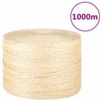 vidaXL Touw 3 mm 1000 m 100% sisal, Verzenden, Nieuw