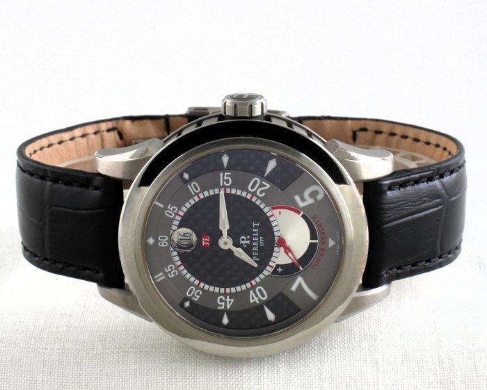 Perrelet - Ti - Titanium Carbon - Power Reserve - No, Handtassen en Accessoires, Horloges | Heren