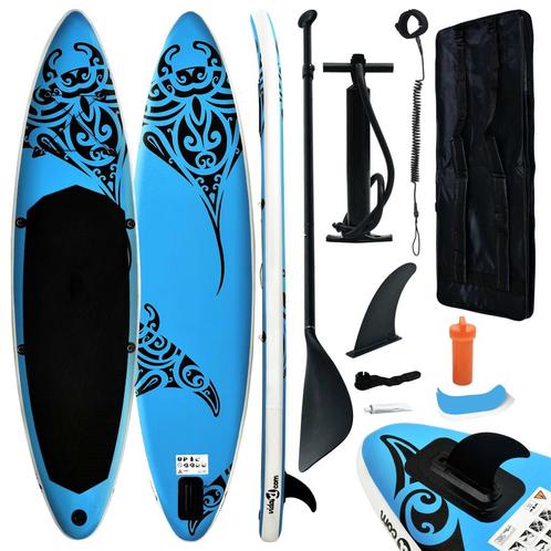 vidaXL Stand Up Paddleboardset opblaasbaar 366x76x15 cm, Watersport en Boten, Suppen, Nieuw, Verzenden