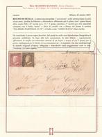 Anciens états italiens - Sicile - 1859 Assurée de Palerme à