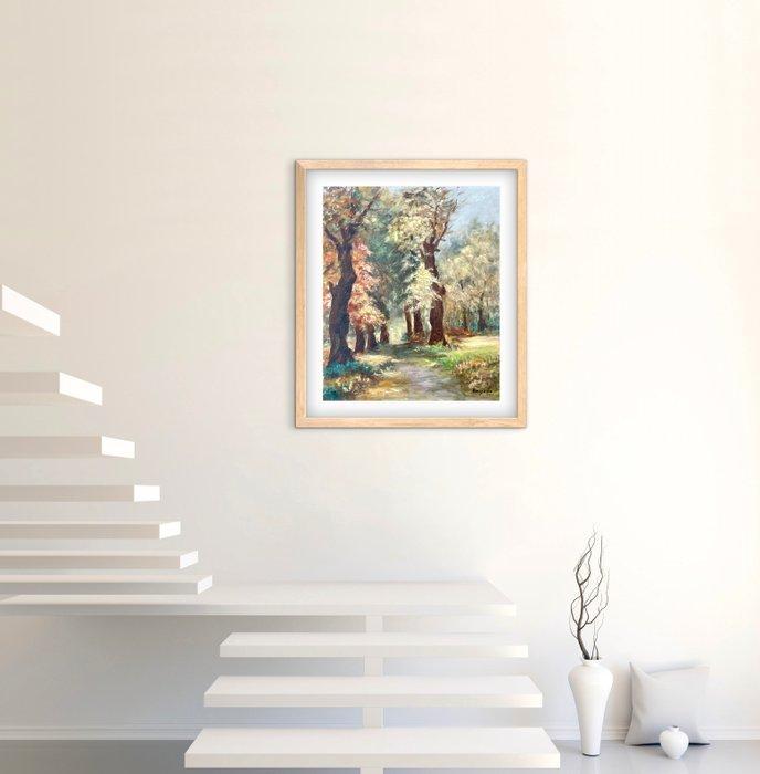 Franse school (XX) - Paysage, Antiek en Kunst, Kunst | Schilderijen | Klassiek