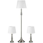 Lampenset - Vintage Luxe - 3-delige serie - Crèmekleurig, Huis en Inrichting, Lampen | Vloerlampen, Ophalen of Verzenden, Nieuw