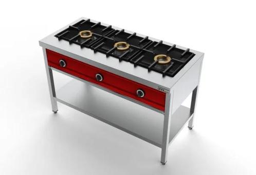 Unni-cooking | Pannenkoek Kookfornuis 3x8kw | Gas | 1290x600, Zakelijke goederen, Horeca | Keukenapparatuur, Ophalen of Verzenden