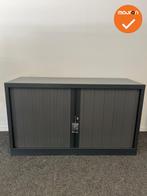 Robberechtse roldeurkast - 70x120x46cm - Antraciet - inclusi, Werkplek, Ophalen of Verzenden, Gebruikt, Kast