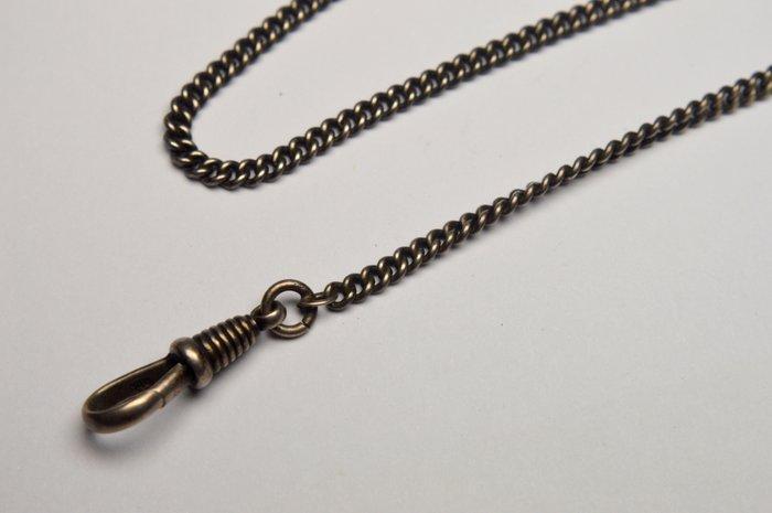 800 Zilver - Ketting - Horlogeketting, Handtassen en Accessoires, Horloges | Heren