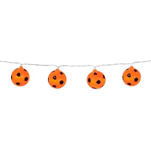 Lichtslinger LED Oranje Voetballen 1,4m, Hobby & Loisirs créatifs, Articles de fête, Envoi