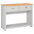 vidaXL Wandtafel 97x35x76 cm grijs, Huis en Inrichting, Tafels | Bijzettafels, Verzenden, Nieuw