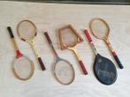 Verzameling van 6 vintage tennisrackets - Hout, 2 met