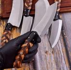 Keukenmes - Chefs knife - Rozenhout, Olijfhout en Staal -, Antiek en Kunst, Antiek | Keukengerei