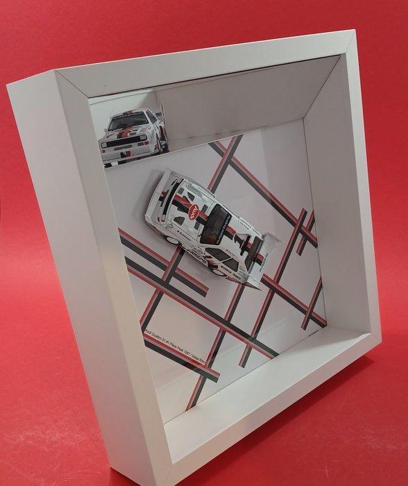 Artwork - Audi - Quattro S1 1987, Hobby en Vrije tijd, Modelauto's | 1:5 tot 1:12