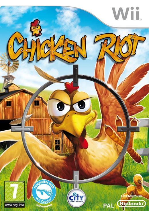 Chicken Riot-Standaard (Wii) Gebruikt, Games en Spelcomputers, Games | Nintendo Wii, Ophalen of Verzenden