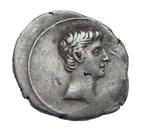 Romeinse Republiek (Imperatoriaal). NGC VF 5/5- 3/5 Octavian, Postzegels en Munten