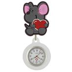 Fako® - Verpleegstershorloge - 3D Roller - Muis Met Hart, Verzenden, Nieuw