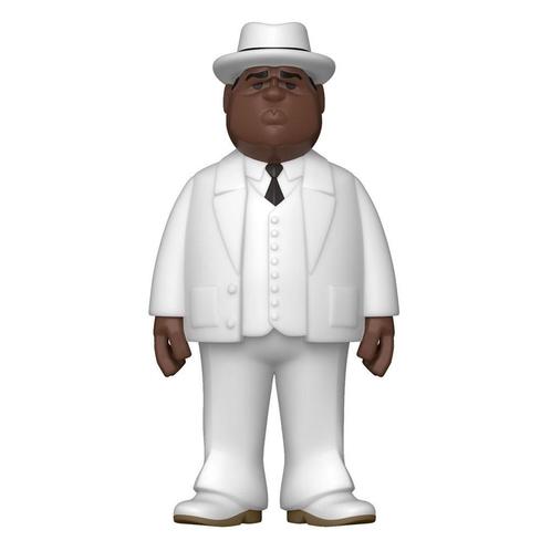 Notorious B.I.G. Vinyl Gold Figure Biggie Smalls White Suit, Collections, Musique, Artistes & Célébrités, Enlèvement ou Envoi