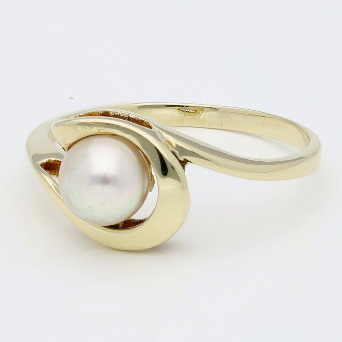 Ring - 18 karaat Geel goud, Handtassen en Accessoires, Ringen