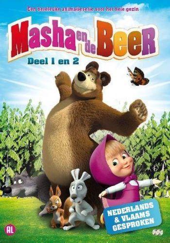 Masha en de Beer Deel 1 en 2 - DVD (Films (Geen Games)), CD & DVD, DVD | Autres DVD, Enlèvement ou Envoi