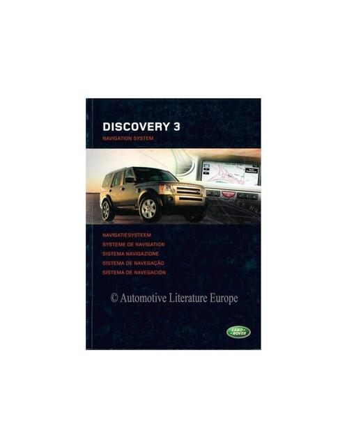2004 LAND ROVER DISCOVERY 3 NAVIGATIESYSTEEM, Auto diversen, Handleidingen en Instructieboekjes
