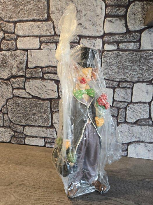 Jun Asilo - Jun Asilo - Statue, Clown met tas - 50 cm -, Antiek en Kunst, Curiosa en Brocante