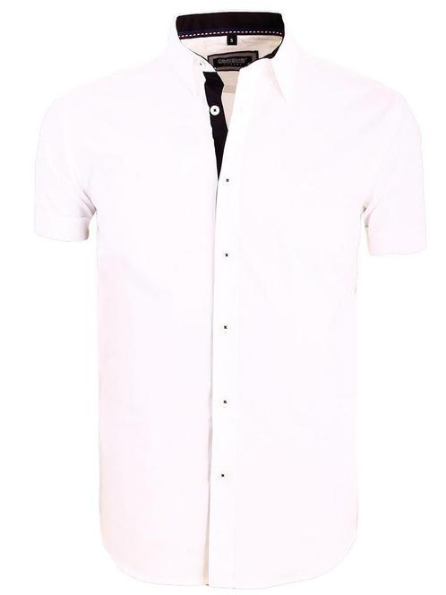 Carisma Overhemd Korte Mouw Effen Wit 9102, Vêtements | Hommes, T-shirts, Envoi