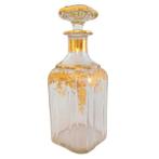 Baccarat - Carafe à whisky Napoléon III en cristal doré - ca