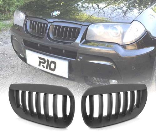 CALANDRES AVANT POUR BMW X3 03-07 NOIR MAT, Auto-onderdelen, Carrosserie, Verzenden