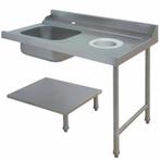 Aanvoertafel (Rechts) | RVS | 1 Spoelbak (Links) |, Zakelijke goederen, Verzenden, Nieuw in verpakking