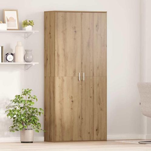 vidaXL Highboard artisanaal eikenkleurig 80 x 35 x 180 cm, Huis en Inrichting, Kasten | Overige, Nieuw, Verzenden