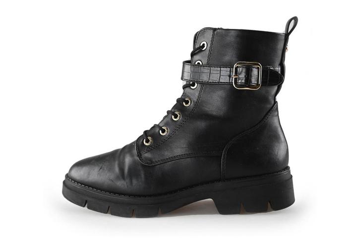 Tamaris veterboots in maat 40 Zwart | 5% korting, Kleding | Dames, Schoenen, Zwart, Gedragen, Overige typen, Verzenden