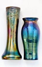 Loetz u. Kralik - Vase (2) - Fadenauflage Modèle Pampas -, Antiek en Kunst, Antiek | Glaswerk en Kristal
