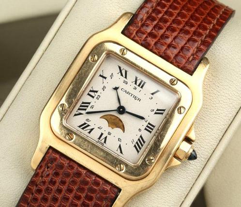 Cartier - Santos Galbee - Moonphase - 819901 - Heren -, Handtassen en Accessoires, Horloges | Heren