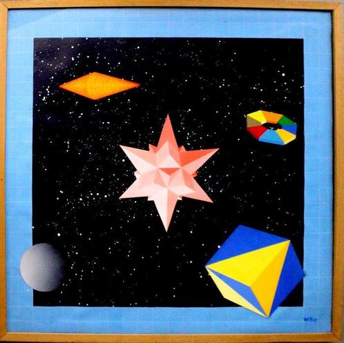 Lucio Del Pezzo (1933-2020) - Senza titolo, Antiek en Kunst, Kunst | Schilderijen | Modern