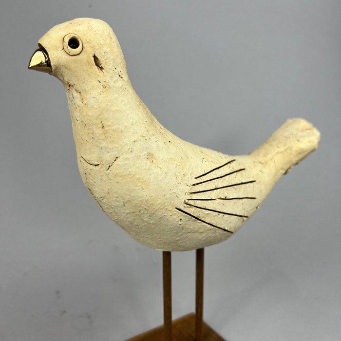 Ewa Budzowska - The bird- big- (with 24carat gold), Antiquités & Art, Art | Objets design