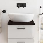 vidaXL Wastafelblad 40x60x(2-4) cm behandeld massief hout, Huis en Inrichting, Keuken | Keukenelementen, Verzenden, Nieuw