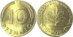 10 Pfennig Brd 78f auf 5 Pfennig Ronde, Postzegels en Munten, België, Verzenden