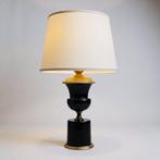 Tafellamp - Uitstekende zwarte paarse glazen lamp - Glas,