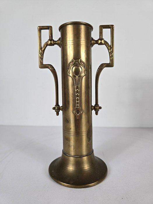 Vaas - Messing, Antiek en Kunst, Kunst | Designobjecten