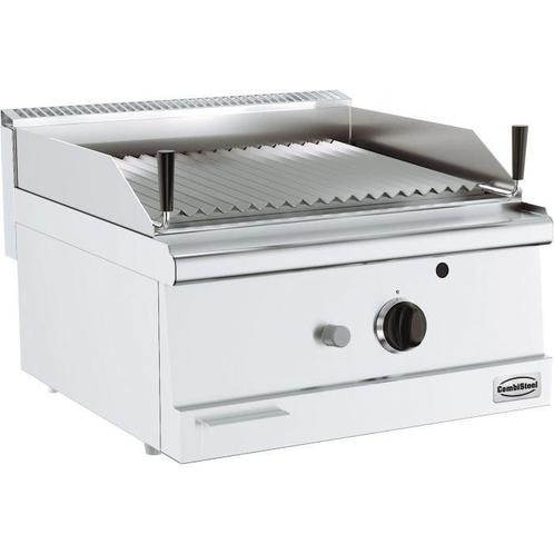 Base 600 Lavasteen Grill | Gas | 8.5kW | 600x600x300(h)mm, Zakelijke goederen, Horeca | Keukenapparatuur, Nieuw in verpakking