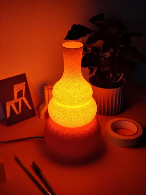 Yam Yest Design - Nachtlampje - Bubbels - PLA - 3D-geprinte, Antiek en Kunst, Kunst | Designobjecten